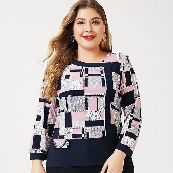 women's t-shirt 2021 autumn mom clothes women long sleeve plaid fashion ladies vintage elegant plus size womens loose, White
women's t-shirt 2021 autumn mom clothes women long sleeve plaid fashion ladies vintage elegant plus size womens loose, White