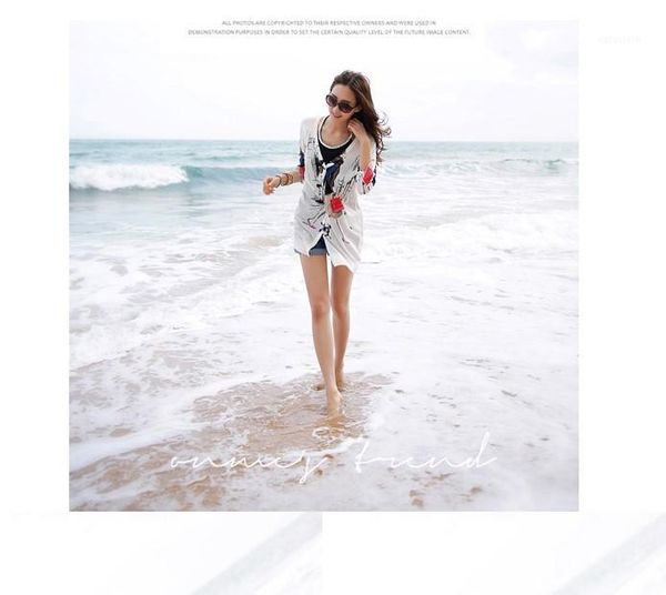 wholesale- 2016 new women's thin cardigan girls casual holiday beach soft nice sweater print outerwear lady clothing size s l xl #h64, White;black
wholesale- 2016 new women's thin cardigan girls casual holiday beach soft nice sweater print outerwear lady clothing size s l xl #h64, White;black