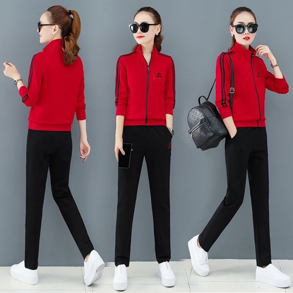 282jl casual sports suit for women slimming zipper and autumn new fashion sweater zipper spring 2020 loose large size stand collar sweater t, Gray
282jl casual sports suit for women slimming zipper and autumn new fashion sweater zipper spring 2020 loose large size stand collar sweater t, Gray