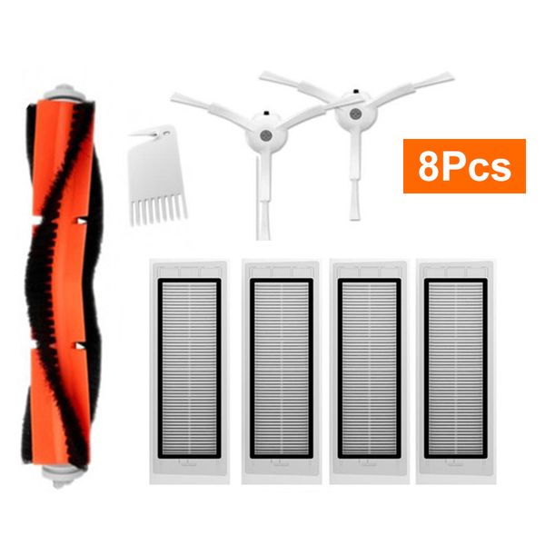 8pcs mi robot vacuum cleaner parts replacement kit for xiaomi robo2 robot s50 s51 main brush filters side brushes accessories
8pcs mi robot vacuum cleaner parts replacement kit for xiaomi robo2 robot s50 s51 main brush filters side brushes accessories