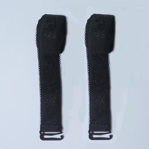 women 1.8cm width slip bra straps adjustable elastic bra strap with metal clips 1 pair1, Black;white
women 1.8cm width slip bra straps adjustable elastic bra strap with metal clips 1 pair1, Black;white