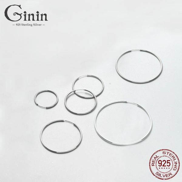 ginin 925 sterling silver thin circle hoop earrings women's elegant korean simple all-match personalized earrings glossy jewelry, Golden;silver
ginin 925 sterling silver thin circle hoop earrings women's elegant korean simple all-match personalized earrings glossy jewelry, Golden;silver