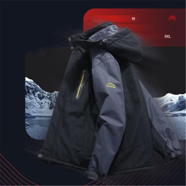men women camping jackets windproof winter coat warm hiking cloths waterproof sportswear sking windbreaker large size xxxxl, Blue;black
men women camping jackets windproof winter coat warm hiking cloths waterproof sportswear sking windbreaker large size xxxxl, Blue;black