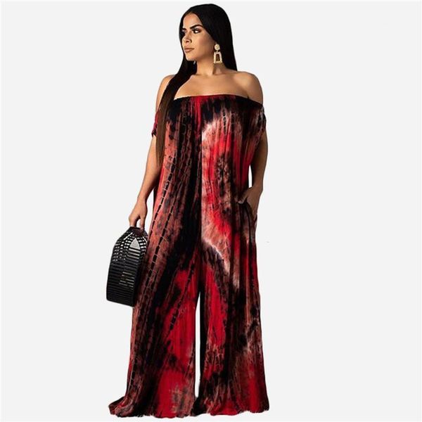tie dye printed oversized jumpsuit for women bohemian slash neck off shoulder romper loose casual overalls wide leg pants1, Black;white
tie dye printed oversized jumpsuit for women bohemian slash neck off shoulder romper loose casual overalls wide leg pants1, Black;white