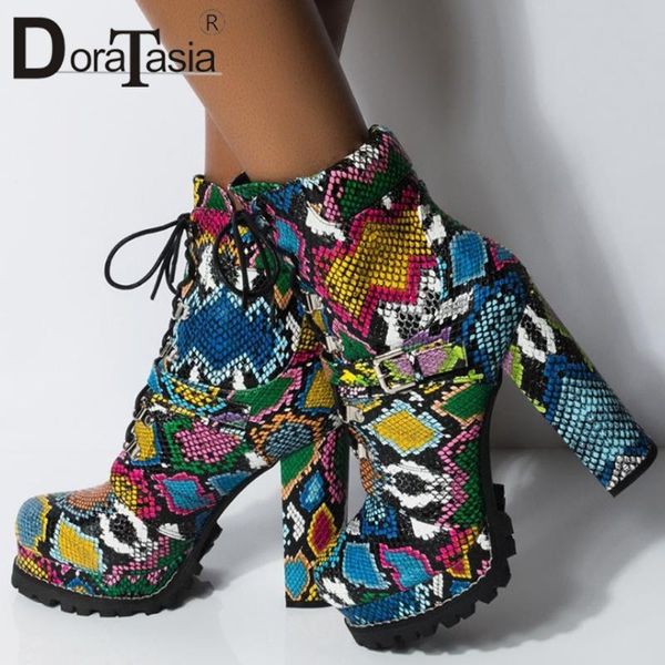 doratasia 2020 ins colorful print motorcycle boots high heels platform boots women cool street colorful ankle shoes woman, Black
doratasia 2020 ins colorful print motorcycle boots high heels platform boots women cool street colorful ankle shoes woman, Black