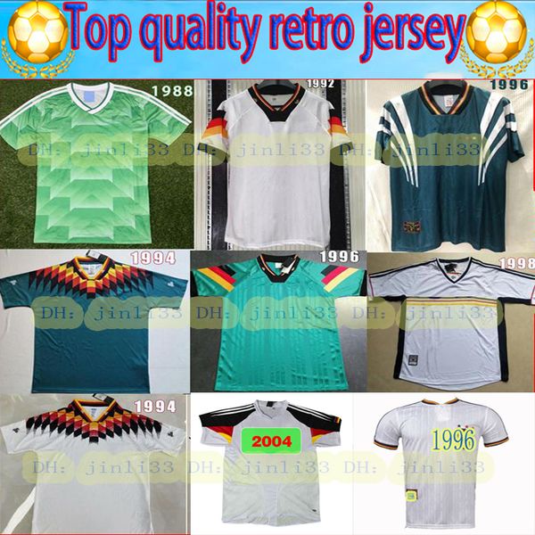 germany 80 1988 90 92 1994 96 1998 2004 /06 2014 retro soccer jersey matthaus klinsmann ballack vintage soccer jersey classic football shirt, Black;yellow
germany 80 1988 90 92 1994 96 1998 2004 /06 2014 retro soccer jersey matthaus klinsmann ballack vintage soccer jersey classic football shirt, Black;yellow