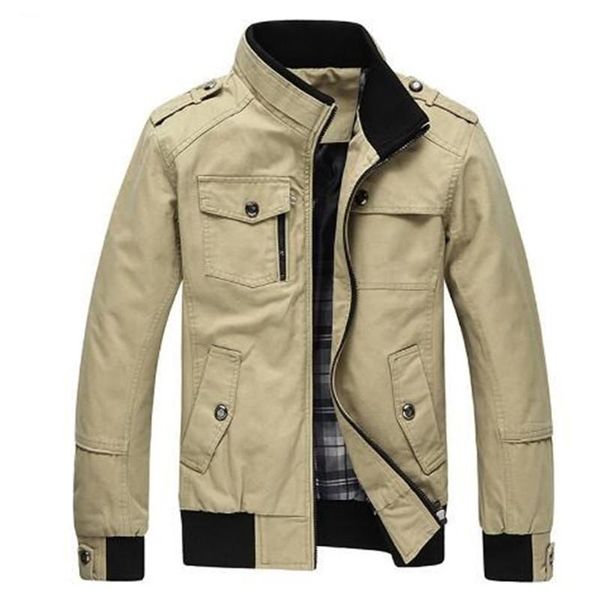 men's jackets casual jacket spring army men coats winter male outerwear autumn overcoat khaki 4xl, Black;brown
men's jackets casual jacket spring army men coats winter male outerwear autumn overcoat khaki 4xl, Black;brown