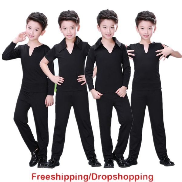 stage wear 2021 s boy kids latin dance dress pants suit rumba samba ballroom professional children costume clothes for dancing, Black;red
stage wear 2021 s boy kids latin dance dress pants suit rumba samba ballroom professional children costume clothes for dancing, Black;red