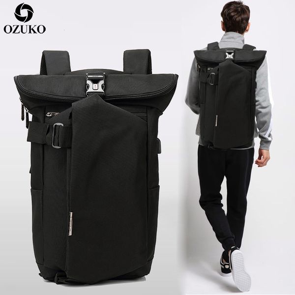 ozuko men's backpack black usb charging anti-theft lapbackpack travel mochila fashion male large capacity college school bag c0125
ozuko men's backpack black usb charging anti-theft lapbackpack travel mochila fashion male large capacity college school bag c0125