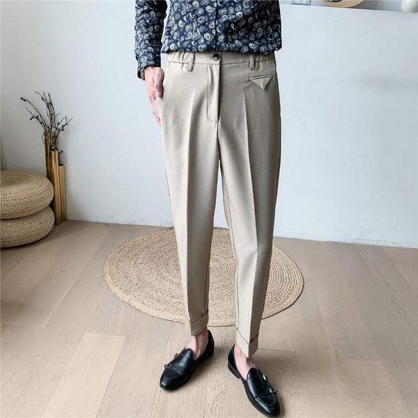 men's suits & blazers 6 color mens formal pants pantalon costume trousers slim fit casual autumn 2021 british trend dress khaki, White;black
men's suits & blazers 6 color mens formal pants pantalon costume trousers slim fit casual autumn 2021 british trend dress khaki, White;black