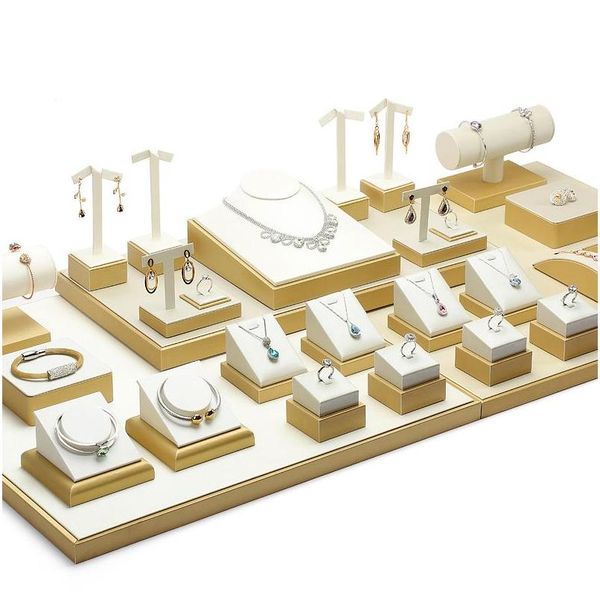jewelry counter display stand white pu leather jewellery fair showcase displays props earrings ring pendant necklace bangle holders tgeln, Black
jewelry counter display stand white pu leather jewellery fair showcase displays props earrings ring pendant necklace bangle holders tgeln, Black