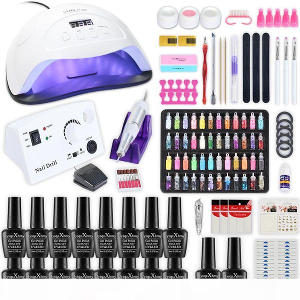 nail set lamp dryer 18 16 12 10pcs nail gel polish kit soak off tools set electric drill art gel nails art decorations
nail set lamp dryer 18 16 12 10pcs nail gel polish kit soak off tools set electric drill art gel nails art decorations