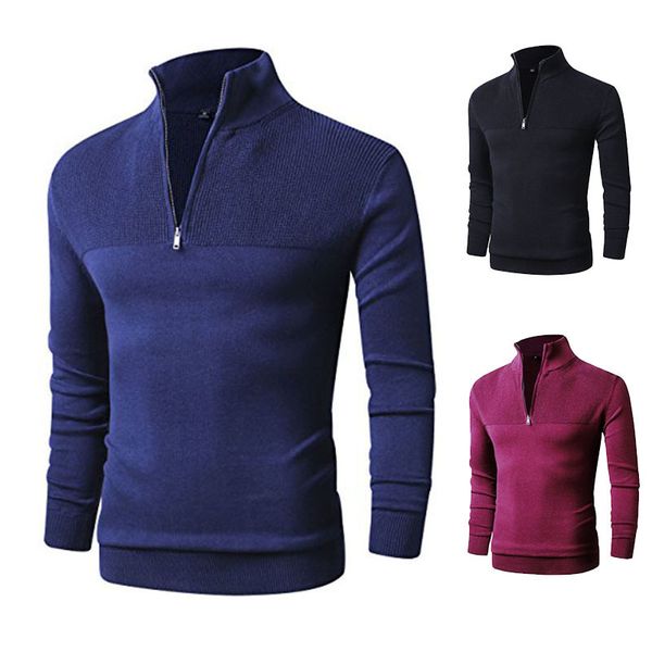 100% cotton pollovers sweater men casual sweater pull homme knitted pullovers zipper turtleneck long sleeve knitwear 3xl 201123, White;black
100% cotton pollovers sweater men casual sweater pull homme knitted pullovers zipper turtleneck long sleeve knitwear 3xl 201123, White;black