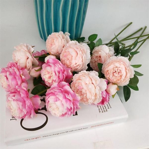 decorative flowers & wreaths flone 3 heads european style elegant artificial peony simulation silk branch wedding home party decoration
decorative flowers & wreaths flone 3 heads european style elegant artificial peony simulation silk branch wedding home party decoration