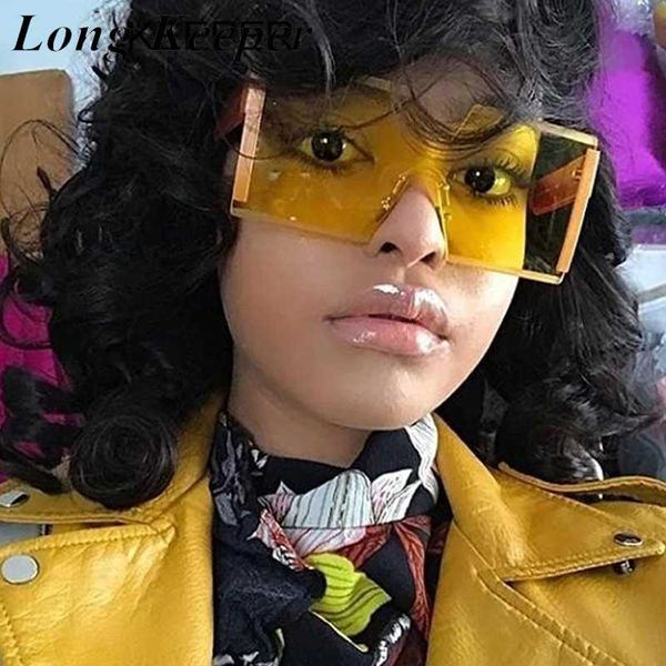 2020 new oversized square sunglasses women men rimless flat one piece sun glasses female shades yellow oculos, White;black
2020 new oversized square sunglasses women men rimless flat one piece sun glasses female shades yellow oculos, White;black