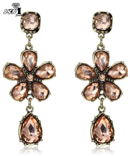yayi jewelry new orange glass gray rhinestone dangle crystal earring women's fashion ancient gold color gem earrings 1175, Silver
yayi jewelry new orange glass gray rhinestone dangle crystal earring women's fashion ancient gold color gem earrings 1175, Silver