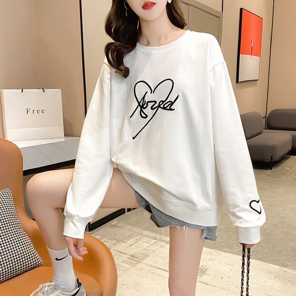 380rx women's distribution 2020 korean style one-click embroidered sweatersweater sweater early autumn new embroidered round neck trend, Black
380rx women's distribution 2020 korean style one-click embroidered sweatersweater sweater early autumn new embroidered round neck trend, Black