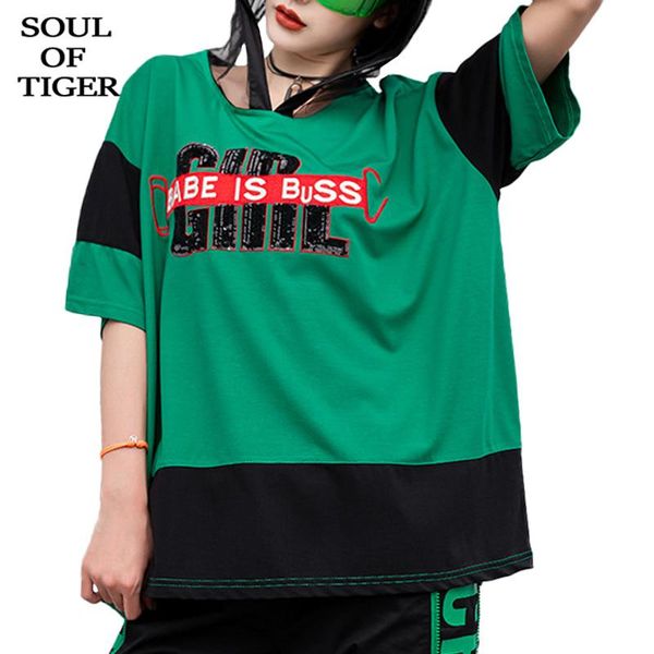 women's t-shirt soul of tiger 2021 summer korean fashion ladies sequins hooded tee shirt women printed t-shirts female loose plus size, White
women's t-shirt soul of tiger 2021 summer korean fashion ladies sequins hooded tee shirt women printed t-shirts female loose plus size, White