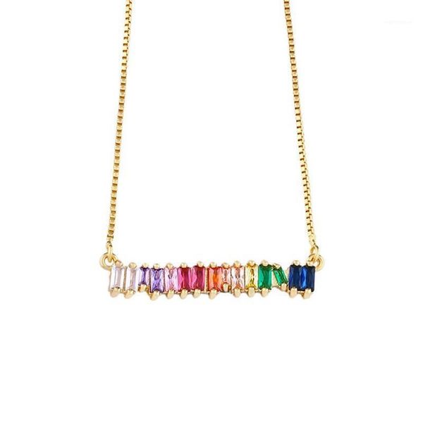 hibride luxury multicolor baguette pendant necklace beautiful full cubic zircon fashion charm women party jewelry bijoux n-2261, Golden;silver
hibride luxury multicolor baguette pendant necklace beautiful full cubic zircon fashion charm women party jewelry bijoux n-2261, Golden;silver
