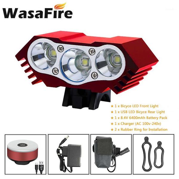 3*t6 led bicycle front light 4 modes headlight 18650 battery cycling + usb bike rear back lights warning lamp1
3*t6 led bicycle front light 4 modes headlight 18650 battery cycling + usb bike rear back lights warning lamp1