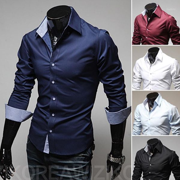 2019 mens dress shirts long sleeve camisa masculina slim fit shirts plus size xxxl men solid shirt1, White;black
2019 mens dress shirts long sleeve camisa masculina slim fit shirts plus size xxxl men solid shirt1, White;black