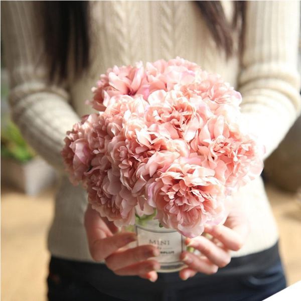 1 bundle 26cm silk hydrangeas artificial flowers wedding flowers for bride hand silk blooming peony fake home decoration1
1 bundle 26cm silk hydrangeas artificial flowers wedding flowers for bride hand silk blooming peony fake home decoration1