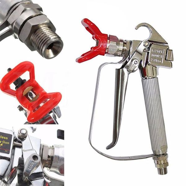 airless spray gun 3600 psi airless paint spray with tip & tip guard for sprayers sandblaster power tools sprayer
airless spray gun 3600 psi airless paint spray with tip & tip guard for sprayers sandblaster power tools sprayer