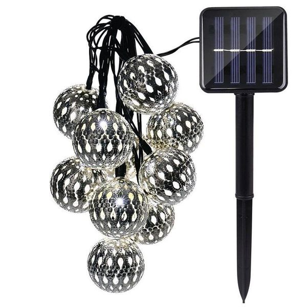 3m 10leds solar powered moroccan string lights outdoor garden patio yard balls christmas xmas fairy lights
3m 10leds solar powered moroccan string lights outdoor garden patio yard balls christmas xmas fairy lights