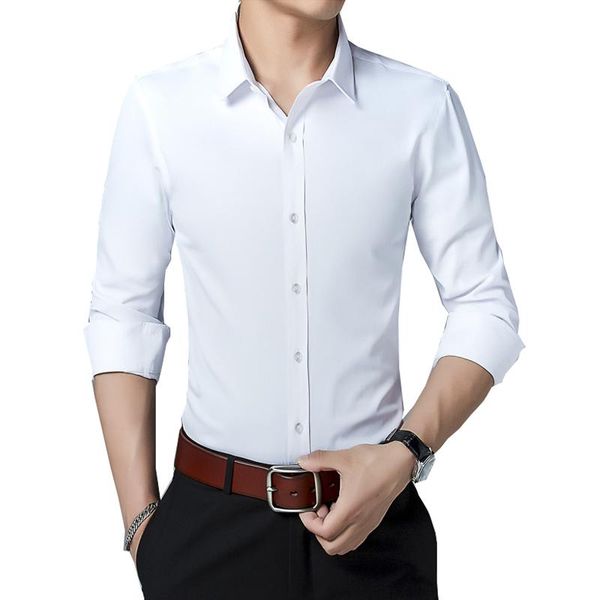 men's casual shirts spring autumn men long sleeve shirt 2021 turn-down collar cotton plus size white slim fit clothing 5xl, White;black
men's casual shirts spring autumn men long sleeve shirt 2021 turn-down collar cotton plus size white slim fit clothing 5xl, White;black