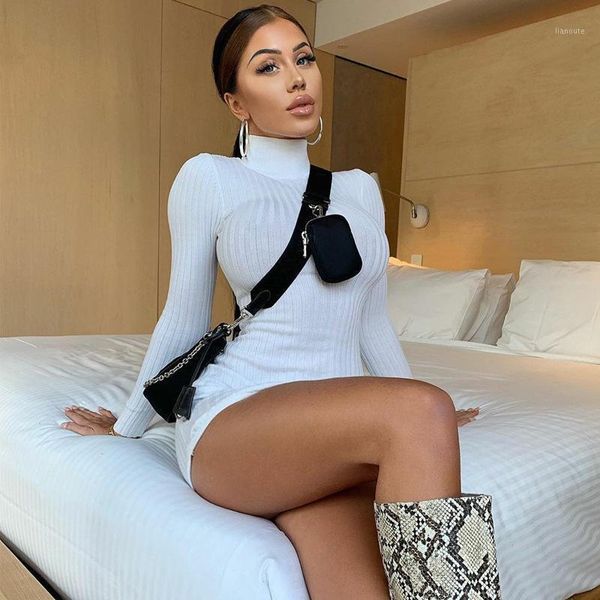 women autumn winter knitted high turtleneck long sleeve slim hip bodycon short mini dress kobieta sukienka jurken femme1, Black;gray
women autumn winter knitted high turtleneck long sleeve slim hip bodycon short mini dress kobieta sukienka jurken femme1, Black;gray
