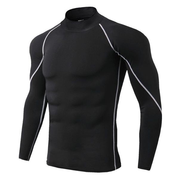 running jerseys men's high-neck fitness long-sleeved sports solid color t-shirt fall/winter stretch quick-drying men, Black;blue
running jerseys men's high-neck fitness long-sleeved sports solid color t-shirt fall/winter stretch quick-drying men, Black;blue