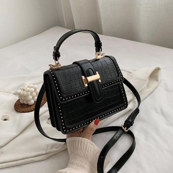 shoulder bags handbag fashion bag small crossbody for women 2021 all-match alligator pu leather ladies hand