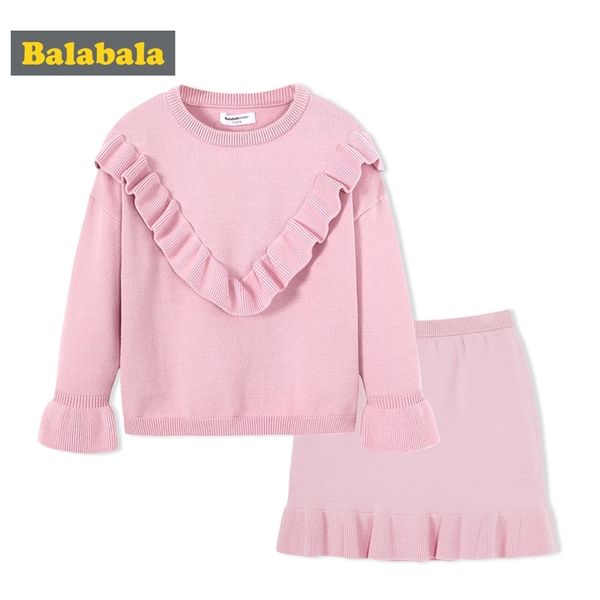 balabala children's autunm knitted skirt suit for girls enfant children clothing girl clothes with cute falbala fashion suit y200325, White
balabala children's autunm knitted skirt suit for girls enfant children clothing girl clothes with cute falbala fashion suit y200325, White