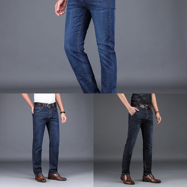 spring and and summer men's jeans effect washing technology soft four sides elastic loose straight tube business casual jeans men e2blf, Blue
spring and and summer men's jeans effect washing technology soft four sides elastic loose straight tube business casual jeans men e2blf, Blue