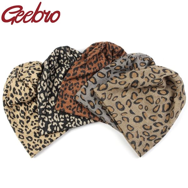 geebro fashion women hat striped female beanies skullies casual polyester cotton leopard scarf cap autumn winter warm hats y201024, Blue;gray
geebro fashion women hat striped female beanies skullies casual polyester cotton leopard scarf cap autumn winter warm hats y201024, Blue;gray
