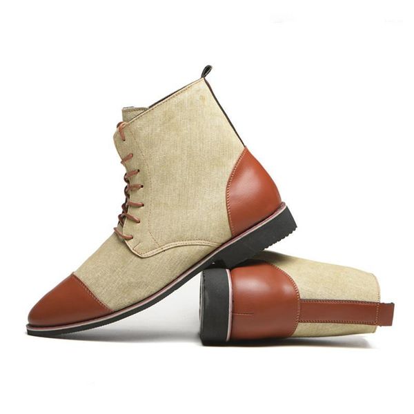 spring men ankle boots men lace-up boots round toe casual leather shoes plus size 38-48 black gray blue khaki1
spring men ankle boots men lace-up boots round toe casual leather shoes plus size 38-48 black gray blue khaki1