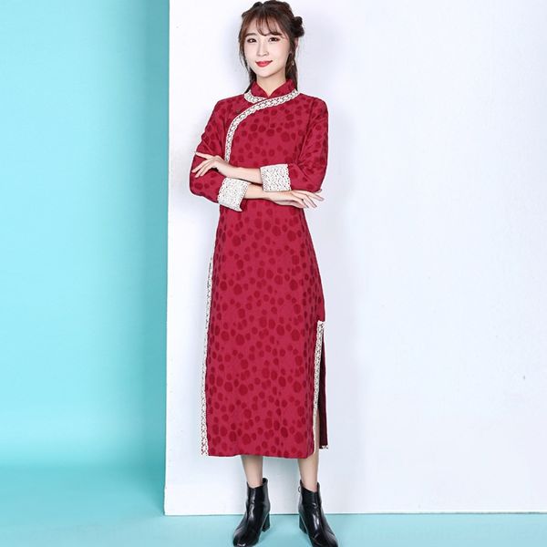 2019 spring and autumn mid long n slim cheongsam dress lace cheongsam skirt jacquard dress woman or4cc, Black;gray
2019 spring and autumn mid long n slim cheongsam dress lace cheongsam skirt jacquard dress woman or4cc, Black;gray