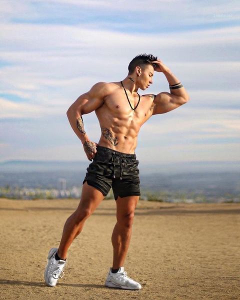 new 2020 summer mens brand jogger sporting shorts slim men bodybuilding sport short pants crossfit male gym running shorts1, Black;blue
new 2020 summer mens brand jogger sporting shorts slim men bodybuilding sport short pants crossfit male gym running shorts1, Black;blue