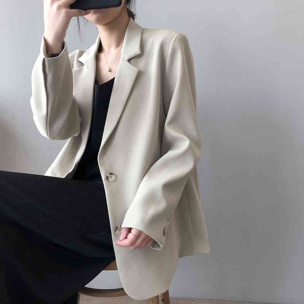 women's jackets casual coat women's 2022 autumn korean loose small shoulder pad suit top, Black;brown
women's jackets casual coat women's 2022 autumn korean loose small shoulder pad suit top, Black;brown