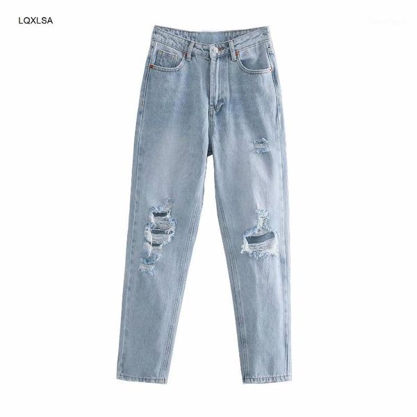 women's jeans vintage mom high waisted woman ripped boyfriend for women korean style distressed blue denim pants1
women's jeans vintage mom high waisted woman ripped boyfriend for women korean style distressed blue denim pants1