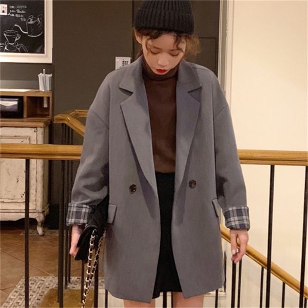vintage double breasted office ladies chess long sleeve blazer suit jacket women's blazers 2i3h, White;black
vintage double breasted office ladies chess long sleeve blazer suit jacket women's blazers 2i3h, White;black