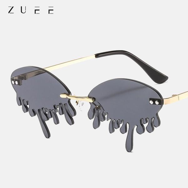 tear sunglasses 2020 rimless sunglasses women fashion vintage unique tears shape steampunk female gafas shades oculos1, White;black
tear sunglasses 2020 rimless sunglasses women fashion vintage unique tears shape steampunk female gafas shades oculos1, White;black
