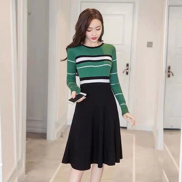 new feminino 2021 longo vestidos malha torno pescoo estiramento de manga comprida elegante inverno listrado camisola mgd0, Black;gray
new feminino 2021 longo vestidos malha torno pescoo estiramento de manga comprida elegante inverno listrado camisola mgd0, Black;gray