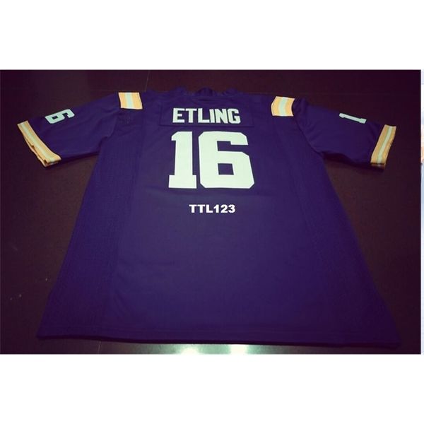121 purple white #16 danny etling white purple lsu tigers alumni college jersey or custom any name or number jersey, Black
121 purple white #16 danny etling white purple lsu tigers alumni college jersey or custom any name or number jersey, Black