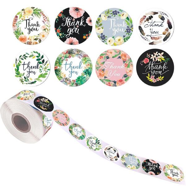 500pcs/roll 8 types floral thank you sticker for seal label scrapbooking christmas sticke decoration sticker stationery
500pcs/roll 8 types floral thank you sticker for seal label scrapbooking christmas sticke decoration sticker stationery