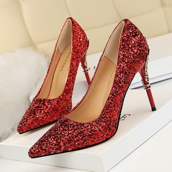 sandalias mujer 2020 fashion wedding women party shoes female metal thin high heels pointed toe sequins nightclub pumps1, Black
sandalias mujer 2020 fashion wedding women party shoes female metal thin high heels pointed toe sequins nightclub pumps1, Black
