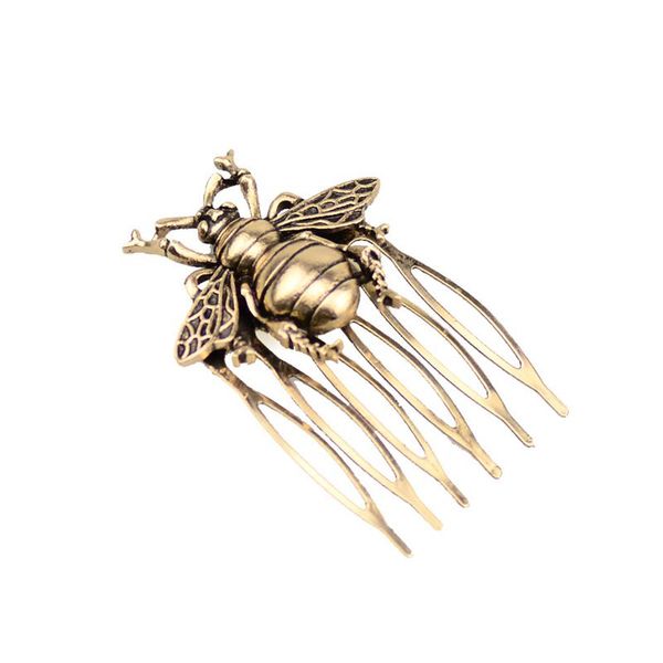 retro alloy comb bee hair comb ancient style hair clip hair accessories ponytail holder, Brown
retro alloy comb bee hair comb ancient style hair clip hair accessories ponytail holder, Brown