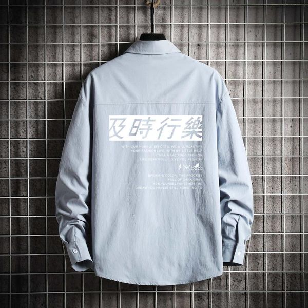 men's casual shirts fashion trend handsome men shirt spring summer long sleeve baggy camisa masculina clothing bc50cs, White;black
men's casual shirts fashion trend handsome men shirt spring summer long sleeve baggy camisa masculina clothing bc50cs, White;black
