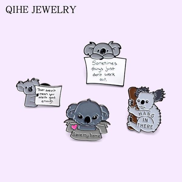 gray koala bear enamel pin cartoon animal funny quote tips wood paper note brooches bag clothes jewelry soft enamel badges gifts1
gray koala bear enamel pin cartoon animal funny quote tips wood paper note brooches bag clothes jewelry soft enamel badges gifts1