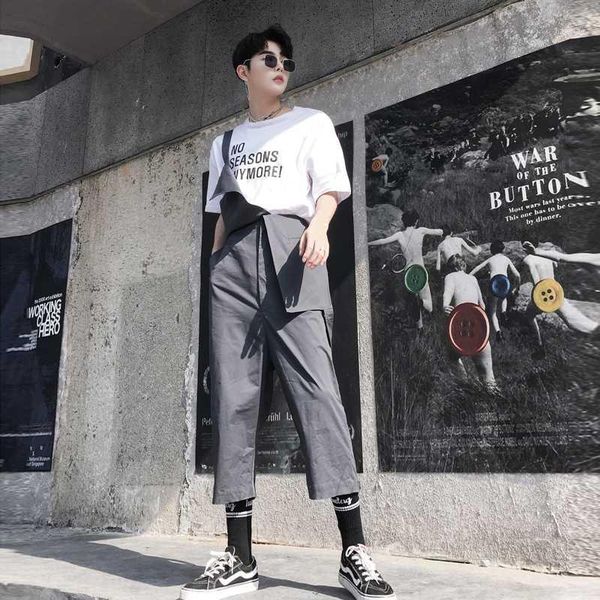 fashion holes casual pants overalls new men's casual bib pants two wear jeans men1, Blue
fashion holes casual pants overalls new men's casual bib pants two wear jeans men1, Blue
